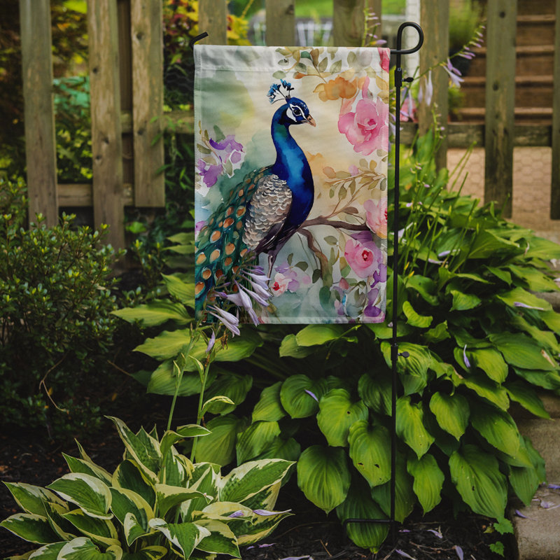 Drapeau de jardin paon_DAC3257