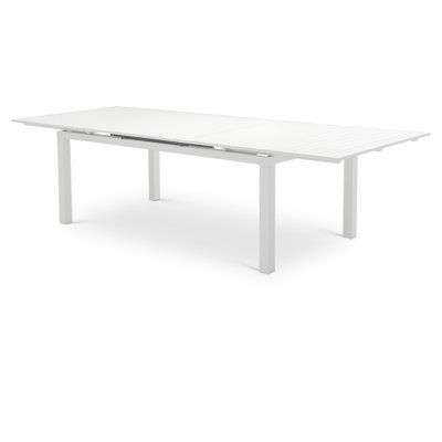Extendable Rectangular Aluminum Outdoor Dining Table