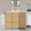Ensemble de meuble-lavabo simple 42 po, comptoir, sous comptoir Pendry (1 trou)-134008964-134094191-134094193