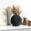 Black 65cm Ceramic Table Vase