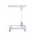 Chrome Glass Side Table,Acrylic End Table,Glass Top C Shape Square Table with Metal Base for Living Room,Bedroom,Balcony Home and Office-1960401163