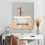Impression sur toile, girafe et baignoire-532701382
