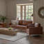 Fobbs Upholstered Top Grain Leather Armchair