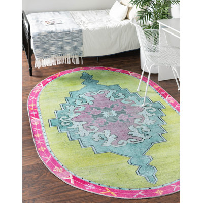 Tapis traditionnel bleu oppi