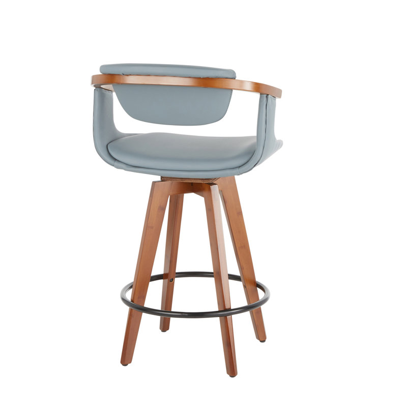 Contemporary Counter Stool, Bleu