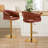 24"-32" Swivel Adjustable Height Upholstered Low Back Bar & Counter Stool-892519392-892519397