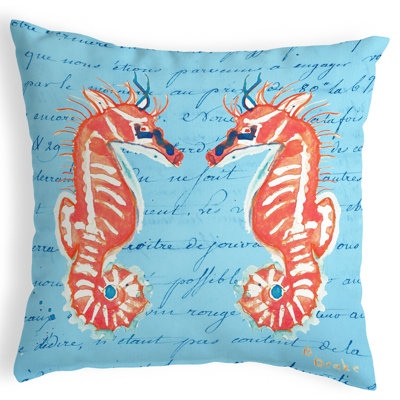 Outdoor Reversible Throw Pillow