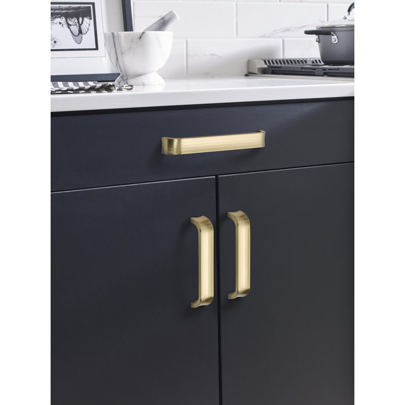 Poignée arche concentrique, Champagne doré, 6.3125"