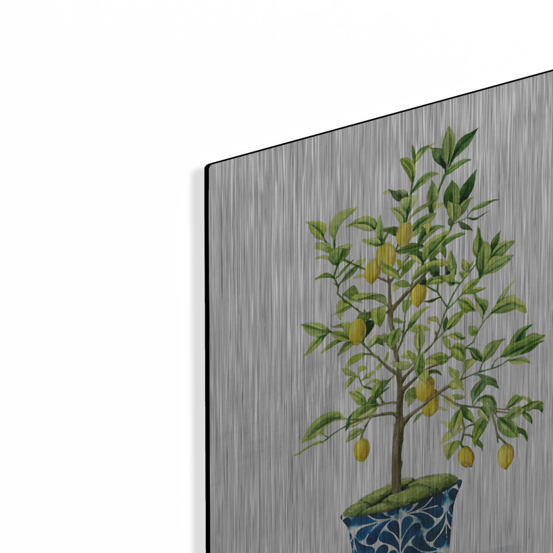 «Fruit Tree II» par Grace Popp, art mural en métal, H 16 po x l 12 po
