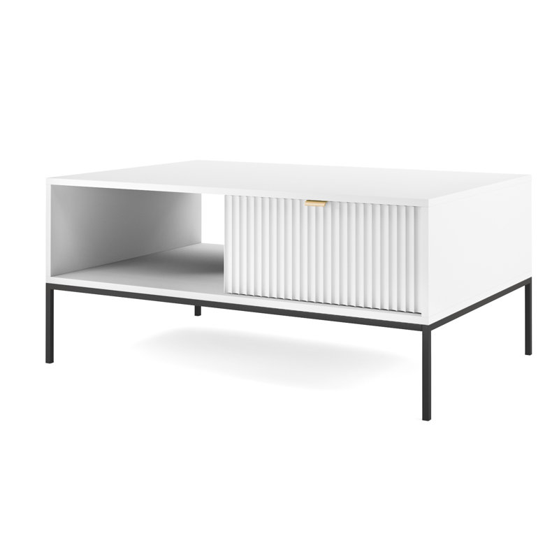 Ivonna Four Leg Coffee Table with Storage