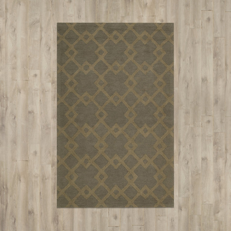 Hateya Geometric Indoor Rug, Rectangle 2'6" x 4'
