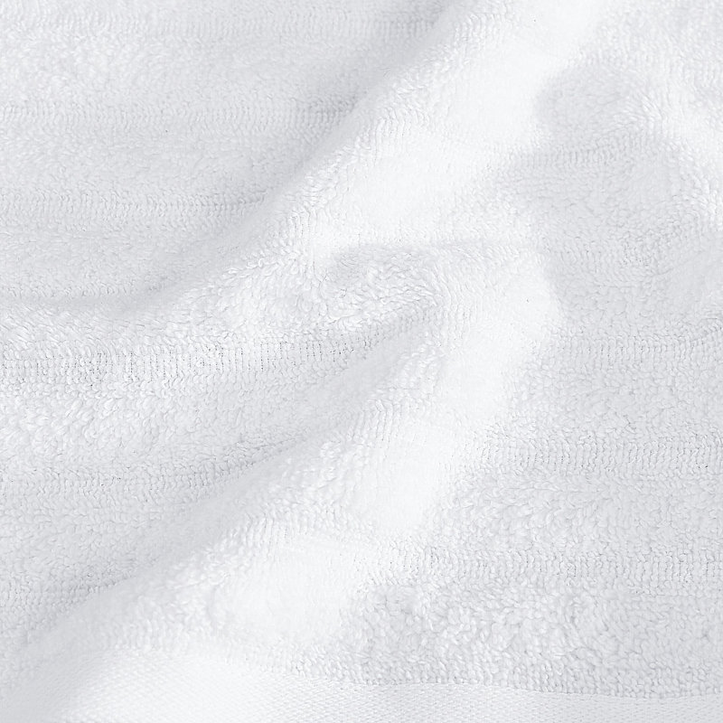 Sergio Zero Twist 6 Piece Towel Set, White