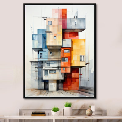 Isfried Constructivism Architectural Insertion sur toile