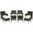 Gilette 6 - Person Patio Conversation Set with Cushions