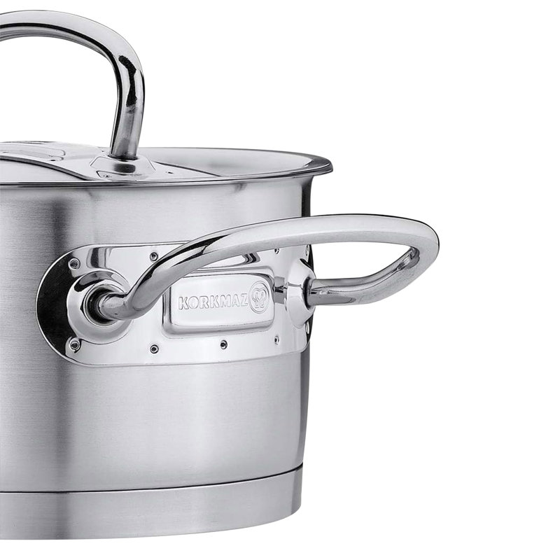 Cocotte en acier inoxydable Korkmaz Proline, 1,5 pte