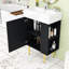 Ensemble de meuble-lavabo simple autoportant Marianne avec lavabo en céramique et rangement à droite-1189853848