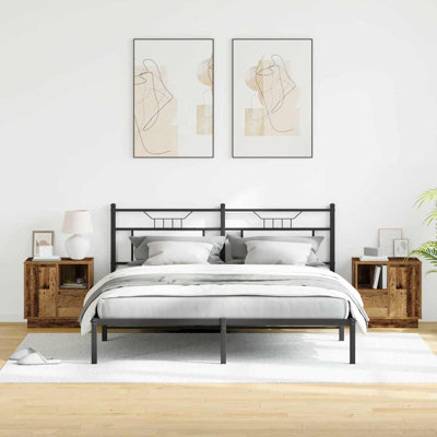 Bedside Cabinet With Drawer 2 Pcs 50 X 34.5 X 50 Cm