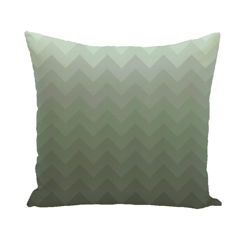 Stripe A Balance Chevron Reversible Throw Pillow, 20" x 20", Green