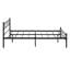 Aaru Heart Design Metal Bed Frame with Headboard & Footboard-87888728-88659283