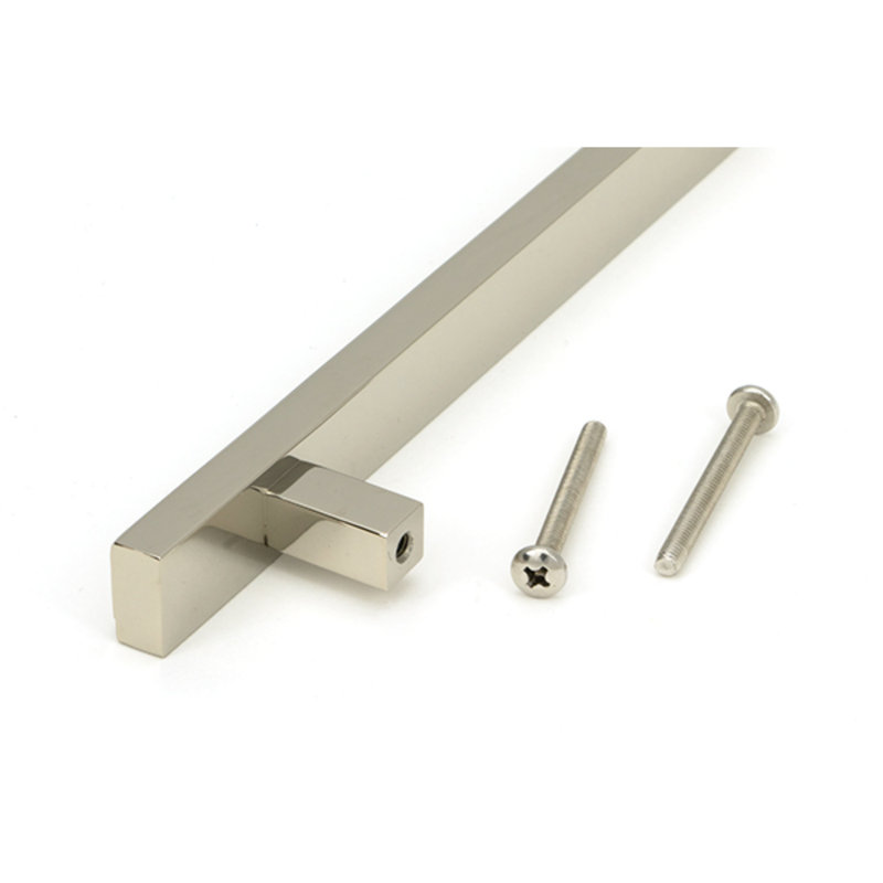 Polished Chrome Scully Pull Handle - Small, 9.6 cm, Polished Nickel