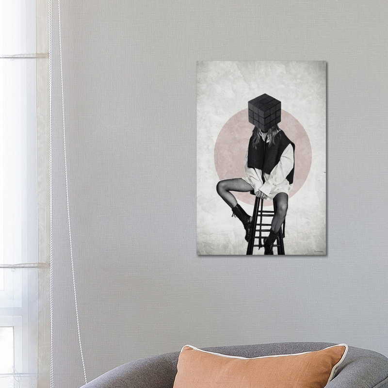 Cube 1 Piece Wrapped Canvas Wall Art, 66.04 cm H x 45.72 cm W x 1.91 cm D