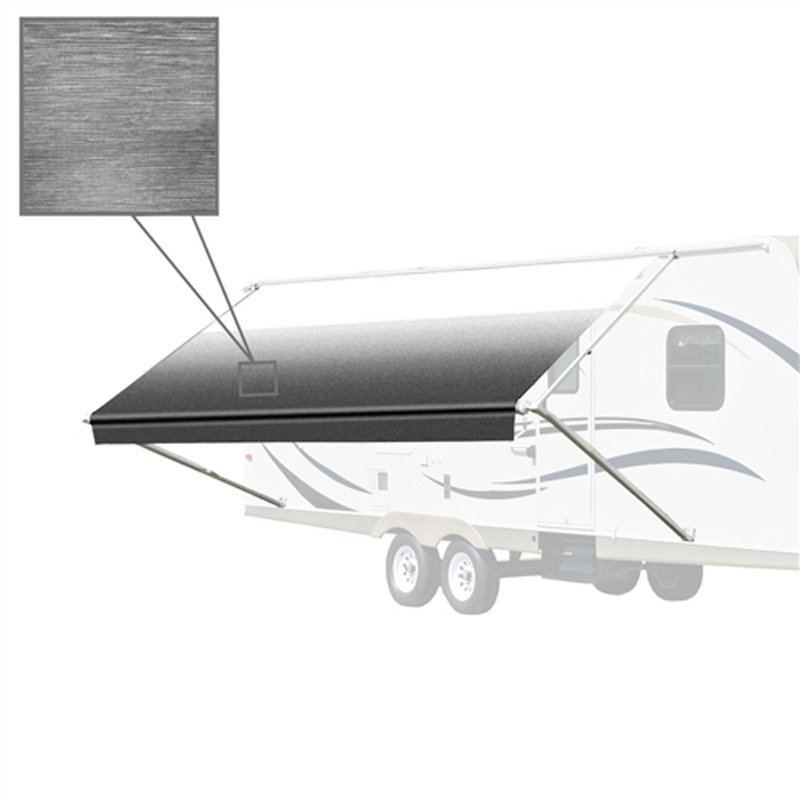 ALEKO Black Fade Vinyl 10' x 8' RV Awning Fabric Replacement