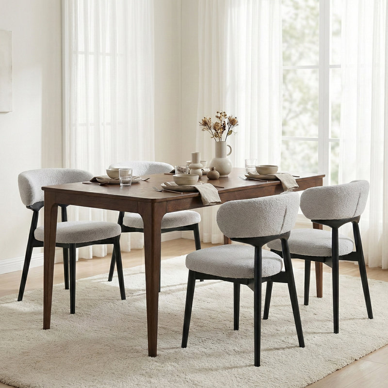 Bramble Rectangle Wooden Dining Table - 140cm, Walnut