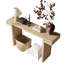 Table d'appoint rustique 60 pouces, table d'appoint avec canapé en bois vieilli