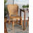 Pineapple Rattan Side Chair in Natural Brown