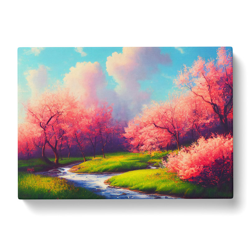Spring Forest Stream Vol.2 - Wrapped Canvas