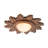 Sunburst 2-Light Dimmable Flush Mount -636535314