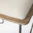 Deux Upholstered Counter Stool with Metal Frame-368541362