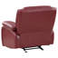 Fauteuil inclinable et oscillant rouge Elodie-241138484