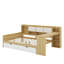 Lit de jour double avec armoires et tiroirs de rangement-1746171002