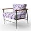 Chaise d'appoint Calming Florals - Fauteuil mauve lavande doux Dreams-1210982863