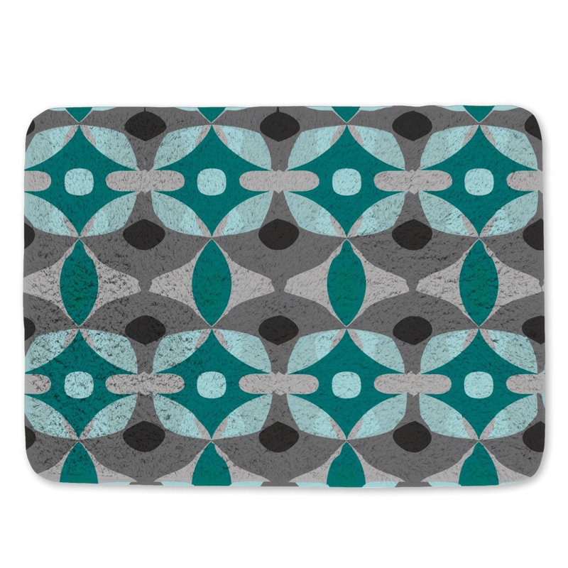 Stelia Microfiber / Microsuede Non-Slip Bath Mat, 21"W x 34"L