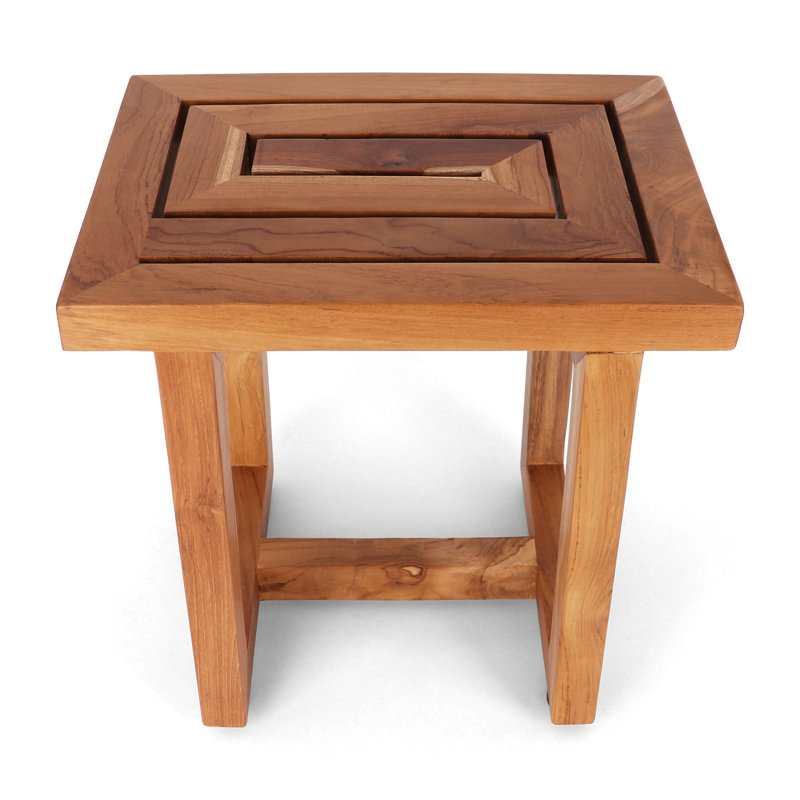 Clarendon Teak Shower Bench, Teak