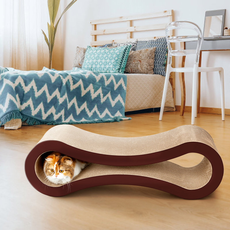 Chat griffoir en carton, protège-lit pour maison