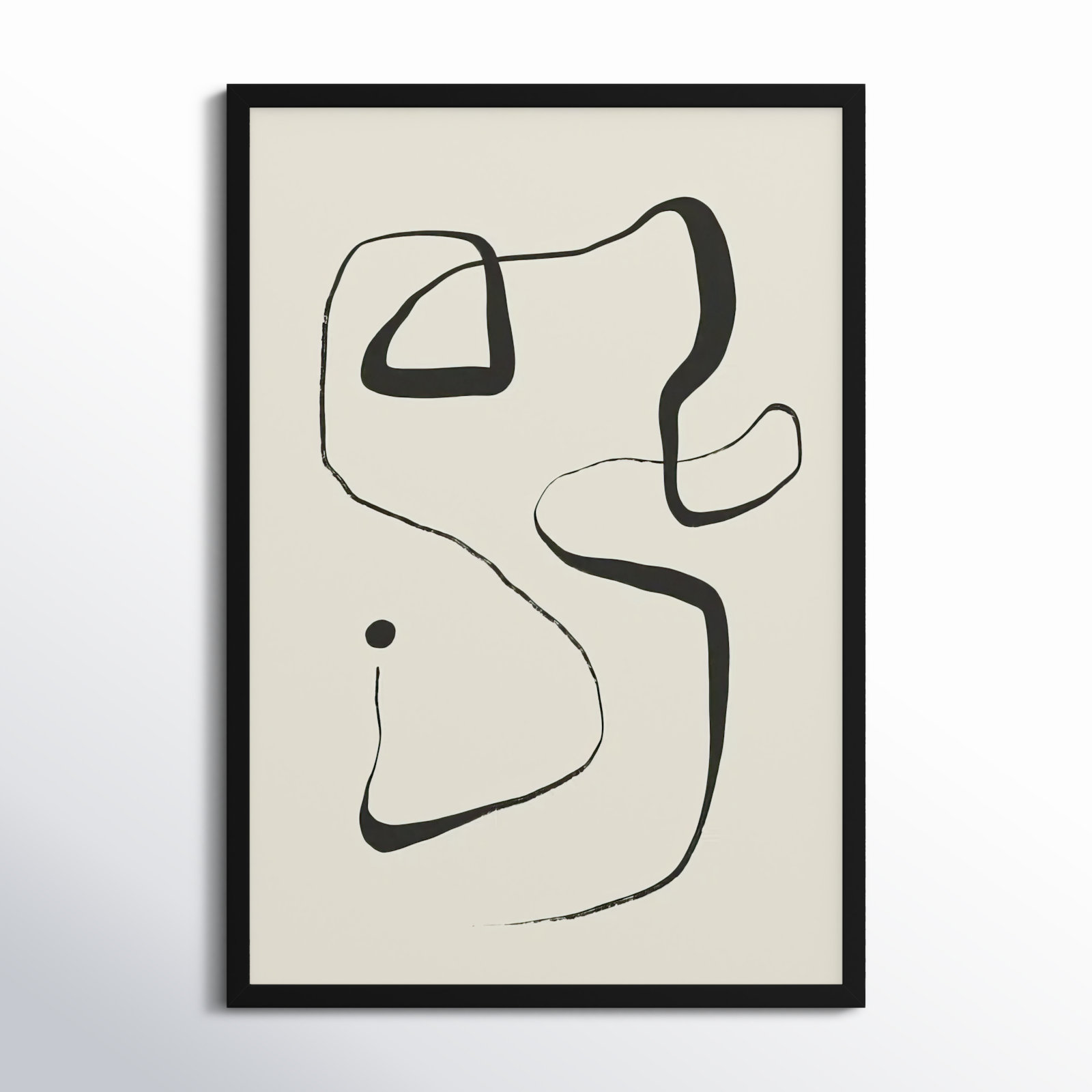The Point by Treechild  Wood Framed Wall Art Print, Black, 33" H x 23" W