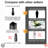 DeGrailly Modern Handmade Mirrored Glass Floor Vase-100314811-100314812
