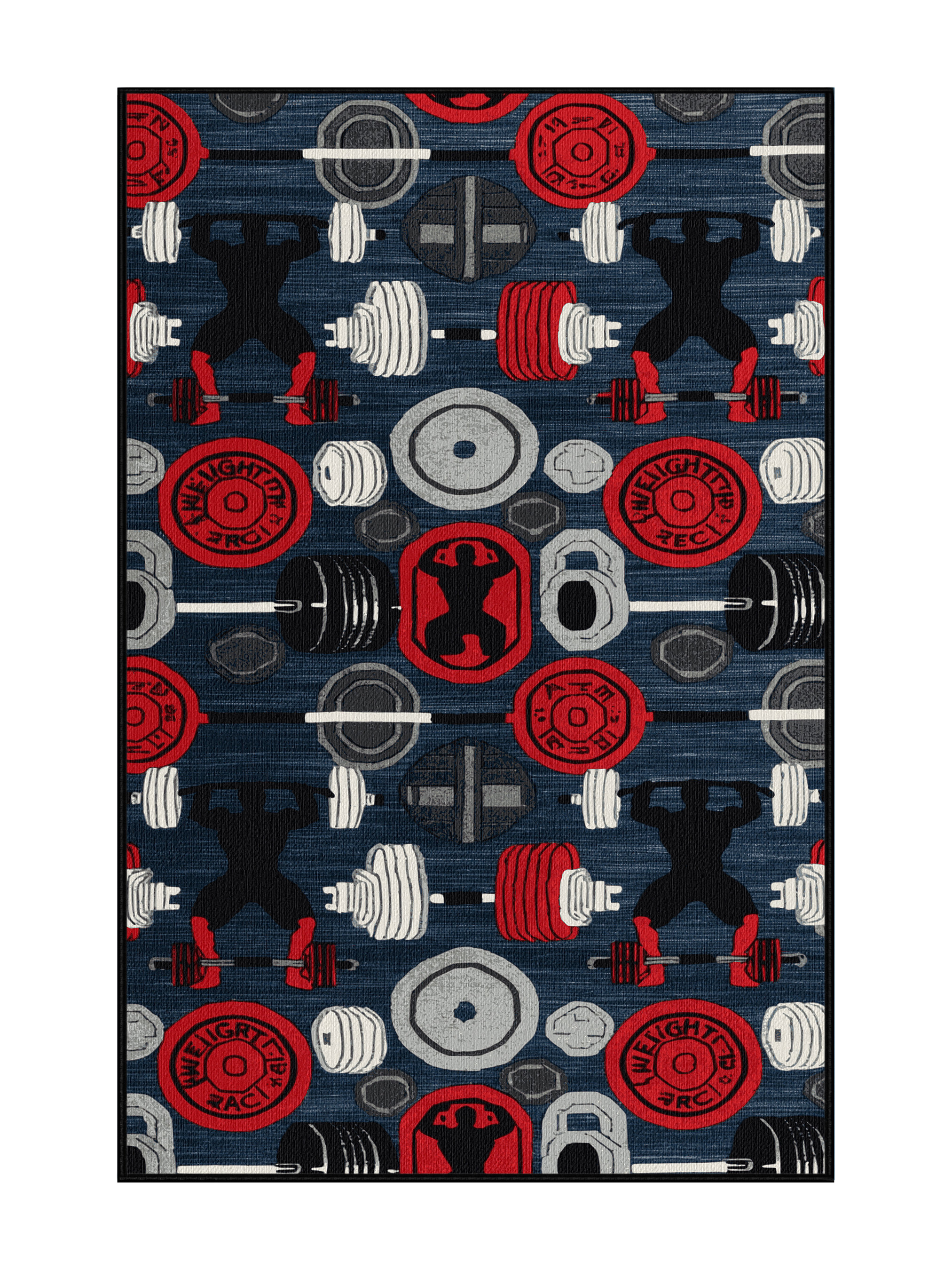 Red Barrel Studio® Washable Weightlifting Sports Area Rug | Wayfair