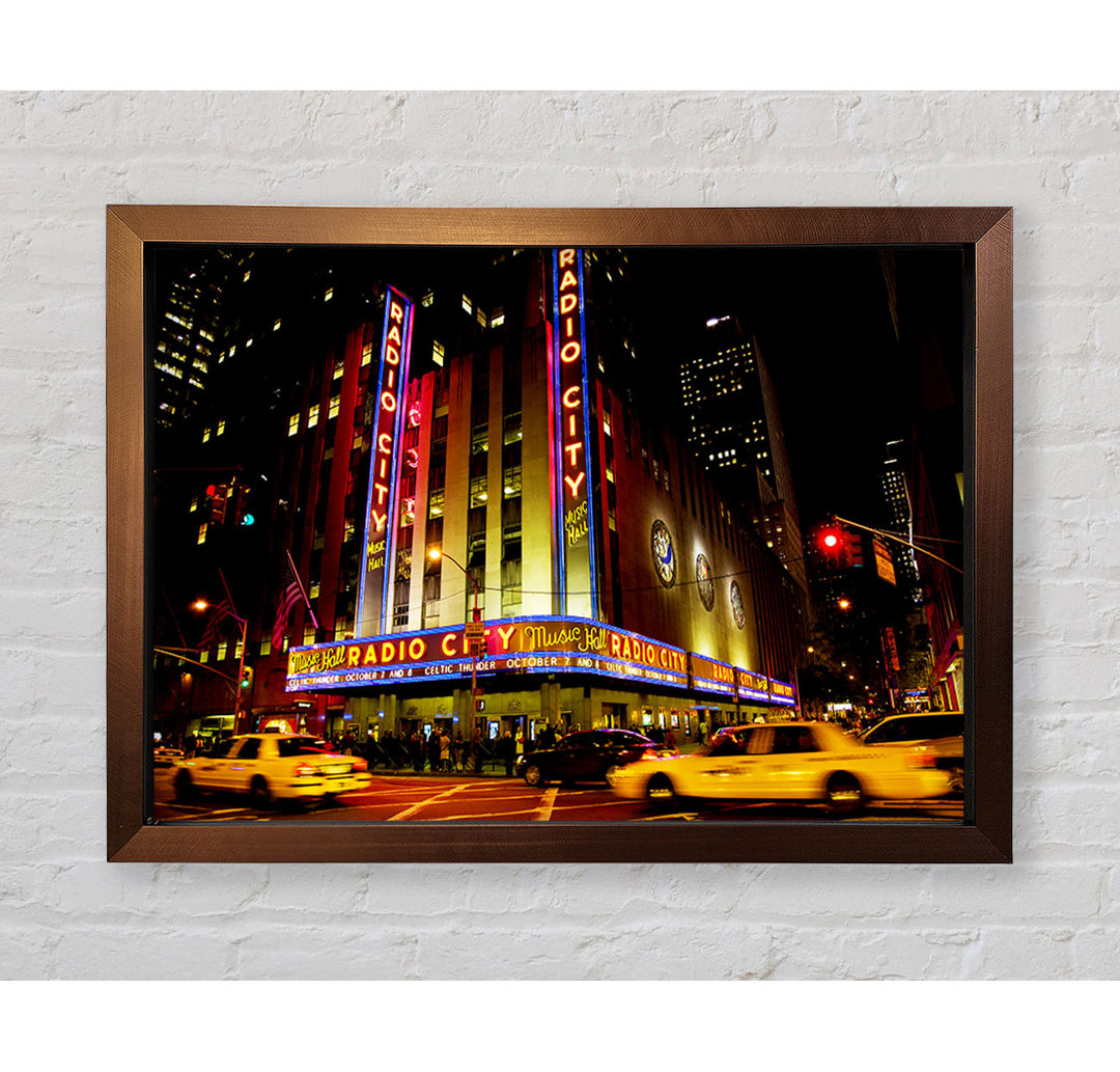 Nyc Radio City Music Hall - Einzelner Bilderrahmen Kunstdrucke