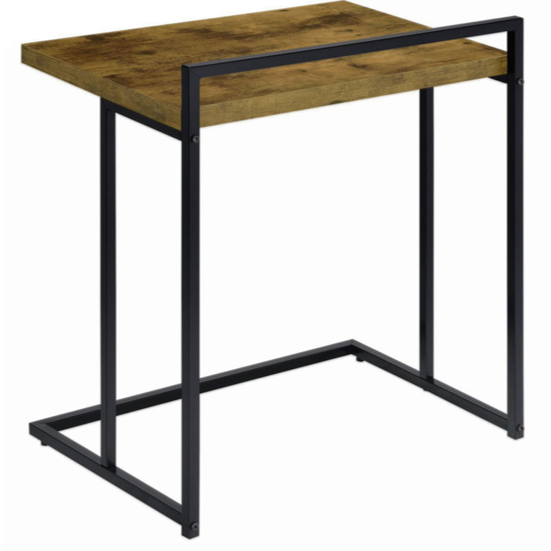 Nutmeg Rectangular Top Snack Table
