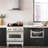 ZLINE Autograph Edition 30 in. 4.0 cu. ft. Legacy Dual Fuel Range with 4 Burner Gas Cooktop and Electric Convection Oven in Satin Stainless Steel-88587407