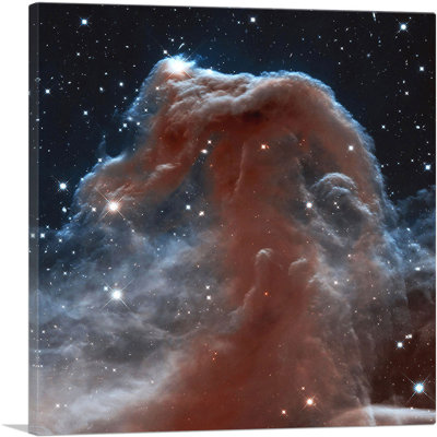 «Horsehead Nebula Barnard 33 Hubble Telescope», reproduction de photo sur toile tendue