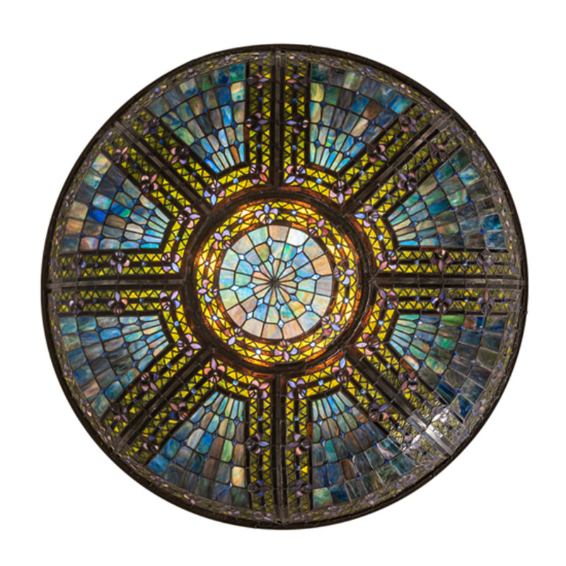 Fleur-de-lis 8 - Light Semi Flush Mount