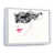 Toile avec cadre flottant blanc
