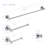 Circular 5 - Piece Bathroom Hardware Set-58850957