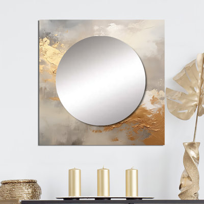 Kyun - Storms Large Square Mirror For Wall Art Decor