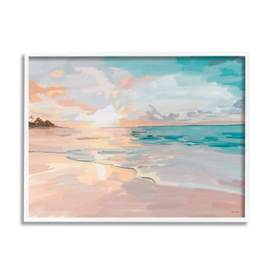 «Abstract Beach Sunset» par Amelia Noyes